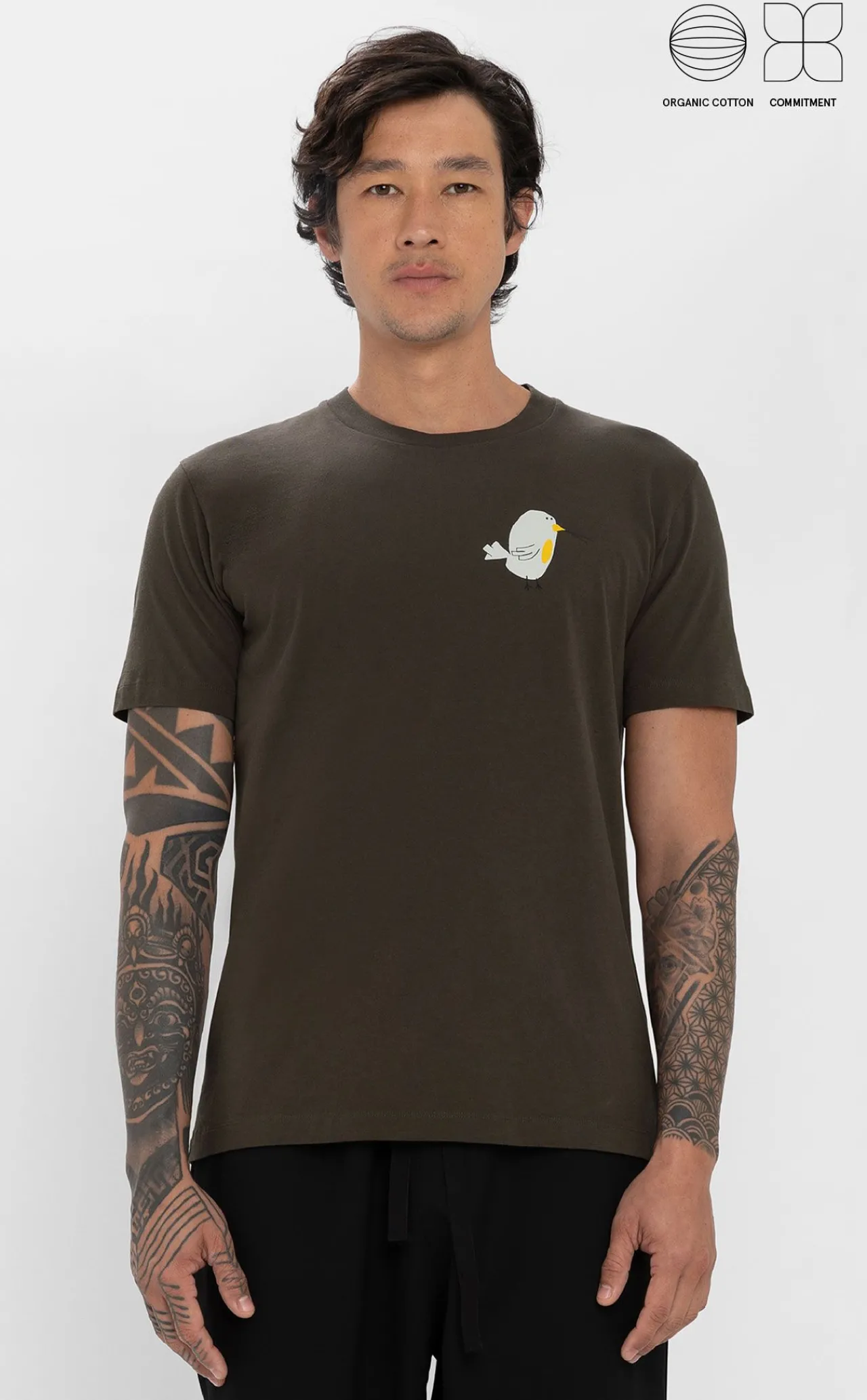 Loreak Mendian CAMISETA BIRD CLUB-Hombre Camisetas