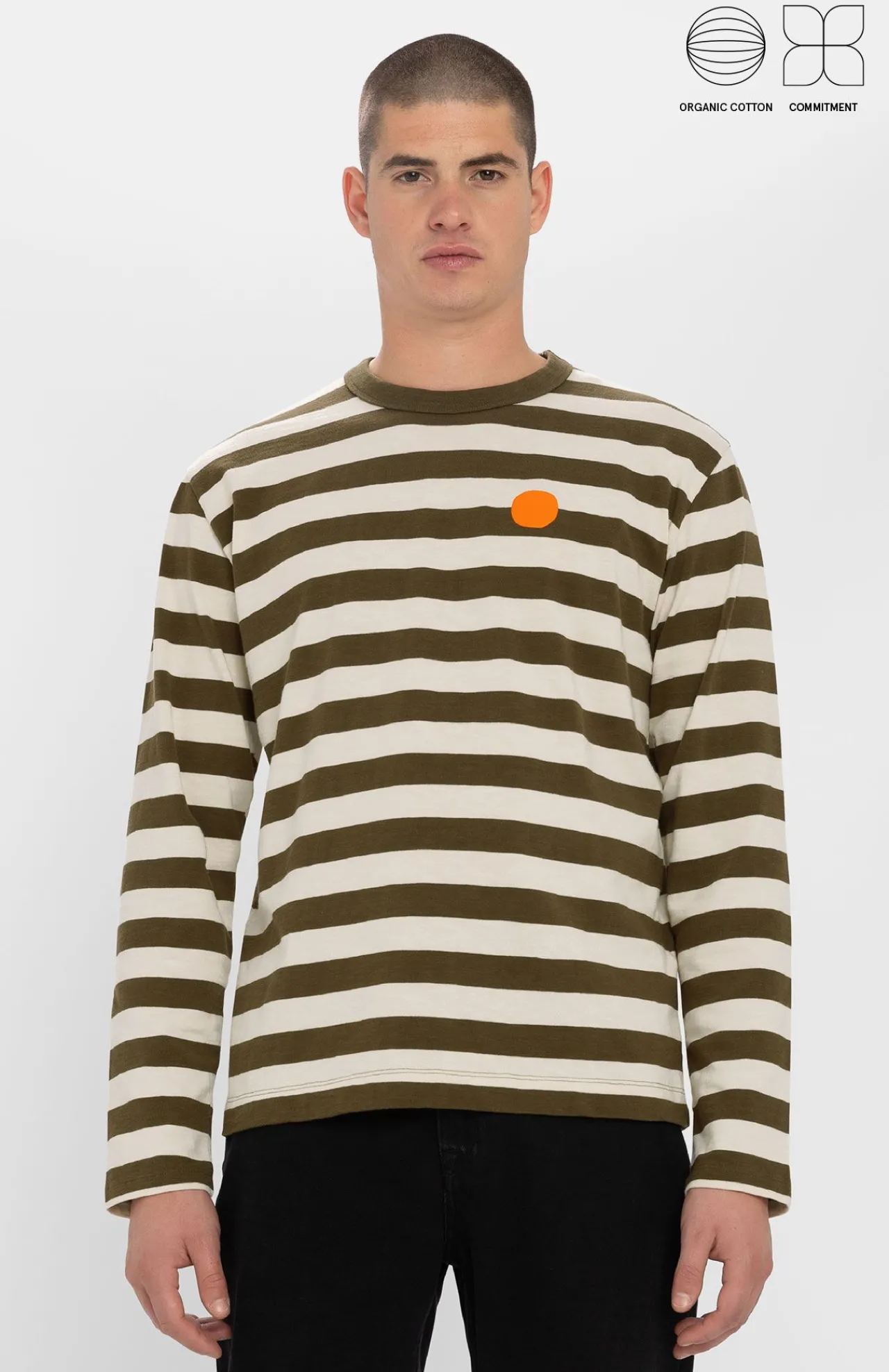 Loreak Mendian CAMISETA STRIPED DOT M-Hombre Camisetas