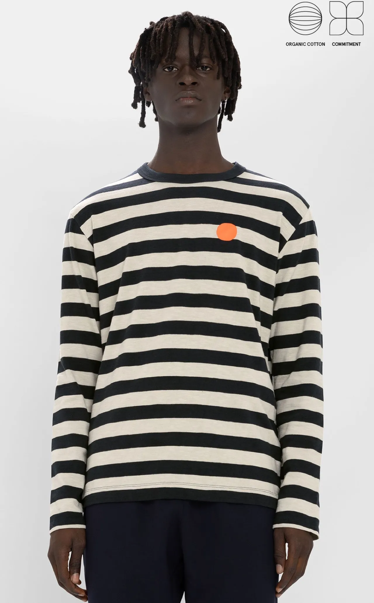 Loreak Mendian CAMISETA STRIPED DOT M-Hombre Camisetas