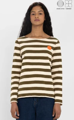 Loreak Mendian CAMISETA STRIPED DOT W-Mujer Camisetas