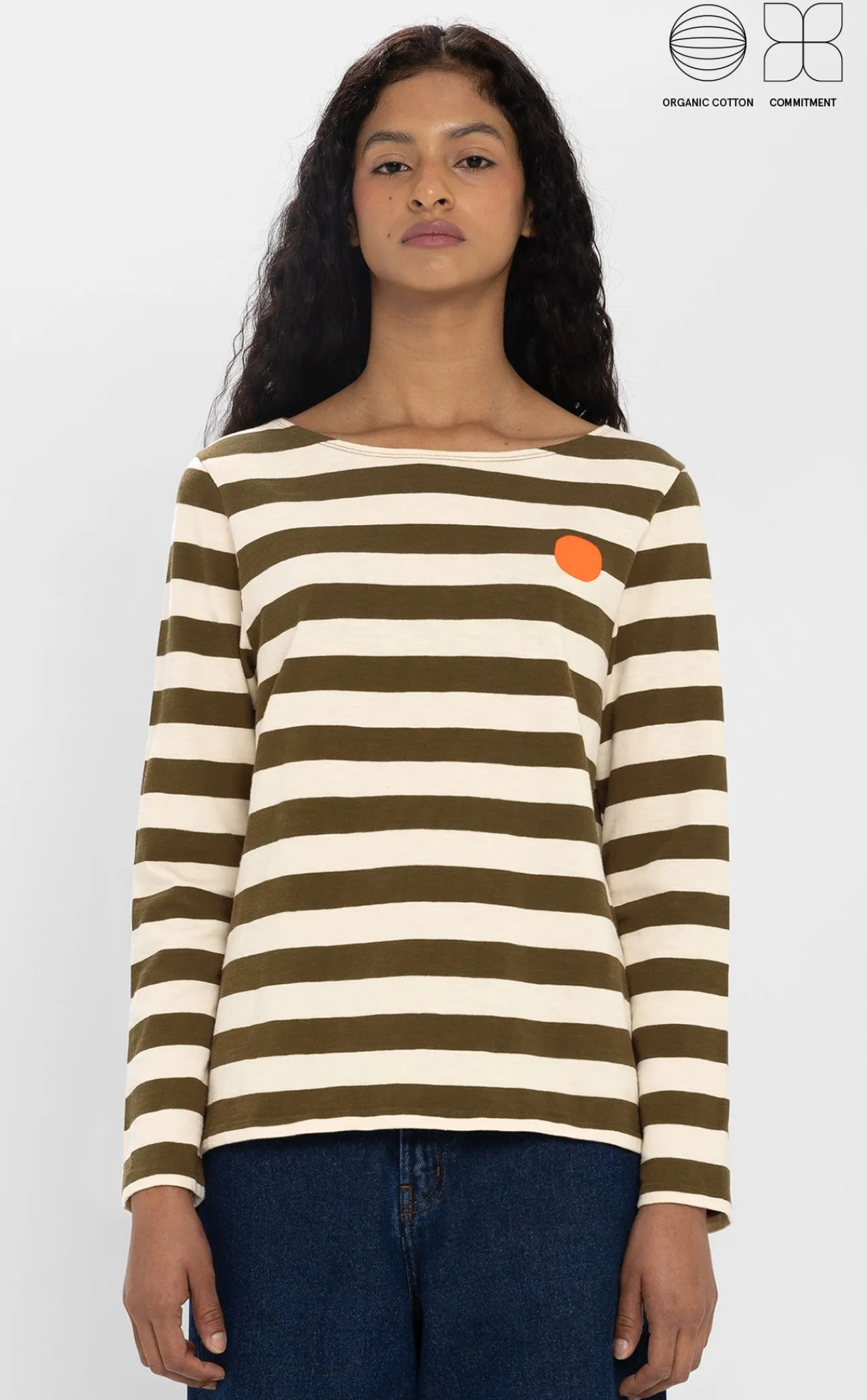 Loreak Mendian CAMISETA STRIPED DOT W-Mujer Camisetas