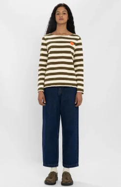 Loreak Mendian CAMISETA STRIPED DOT W-Mujer Camisetas