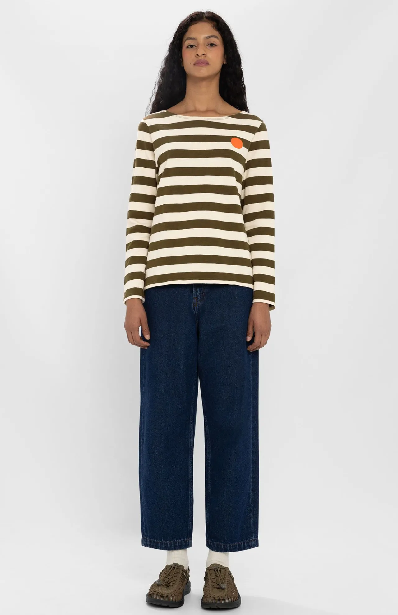 Loreak Mendian CAMISETA STRIPED DOT W-Mujer Camisetas