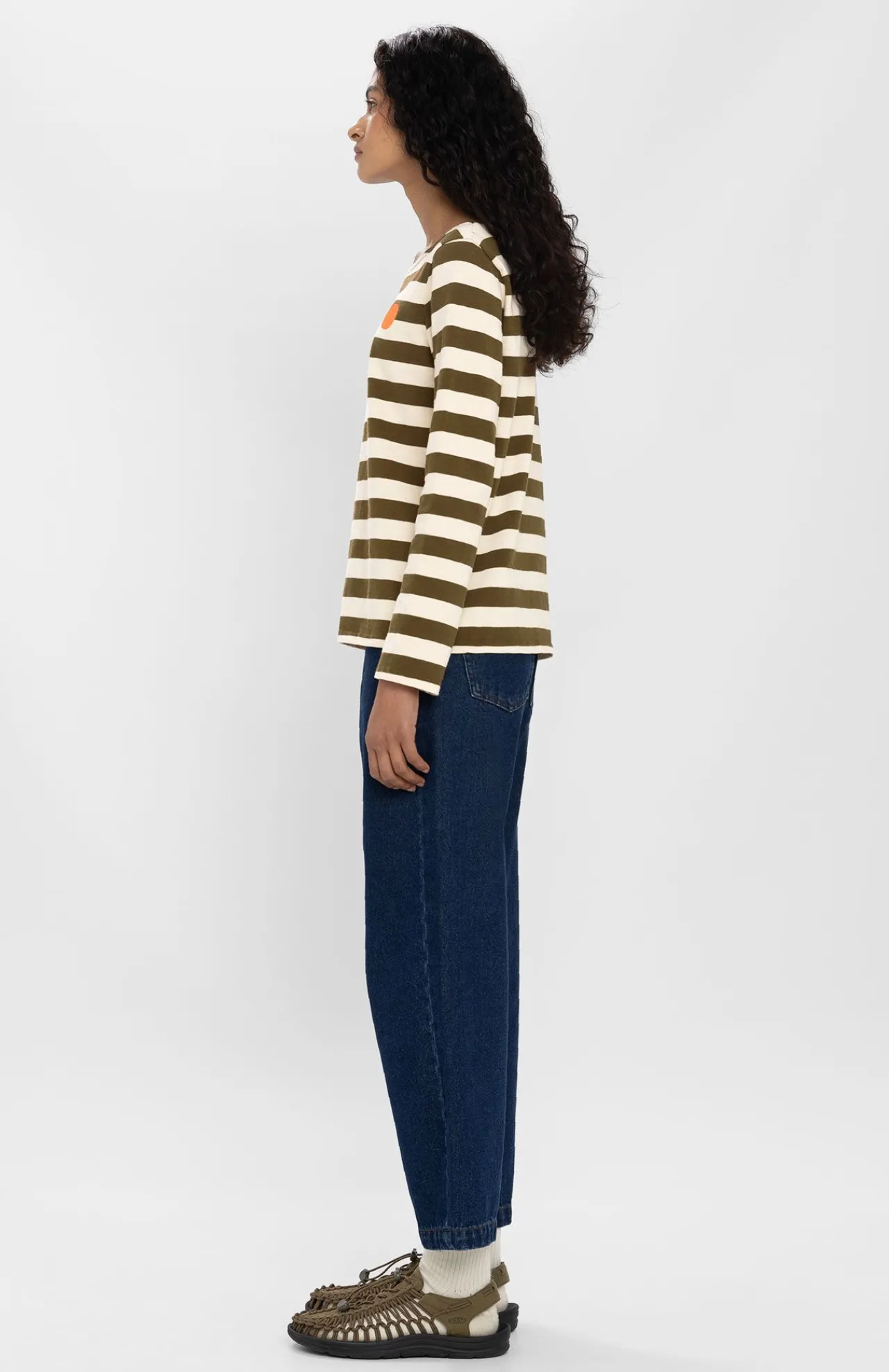 Loreak Mendian CAMISETA STRIPED DOT W-Mujer Camisetas
