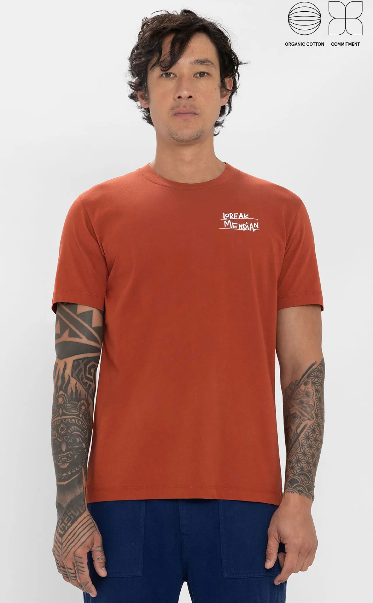 Loreak Mendian CAMISETA TAGLINE-Hombre Camisetas