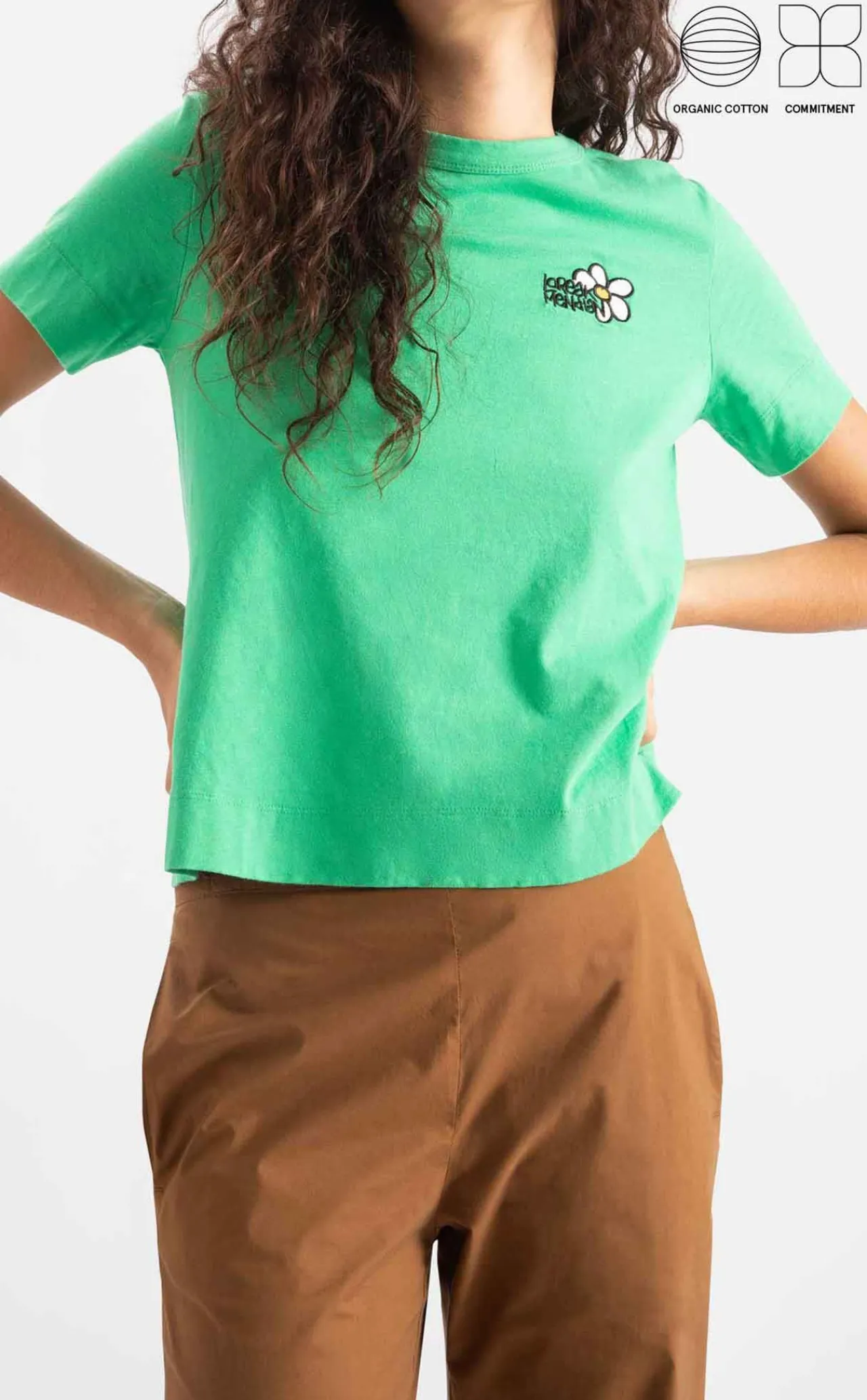 Loreak Mendian CAMISETA TS MARGARITA W-Mujer Camisetas