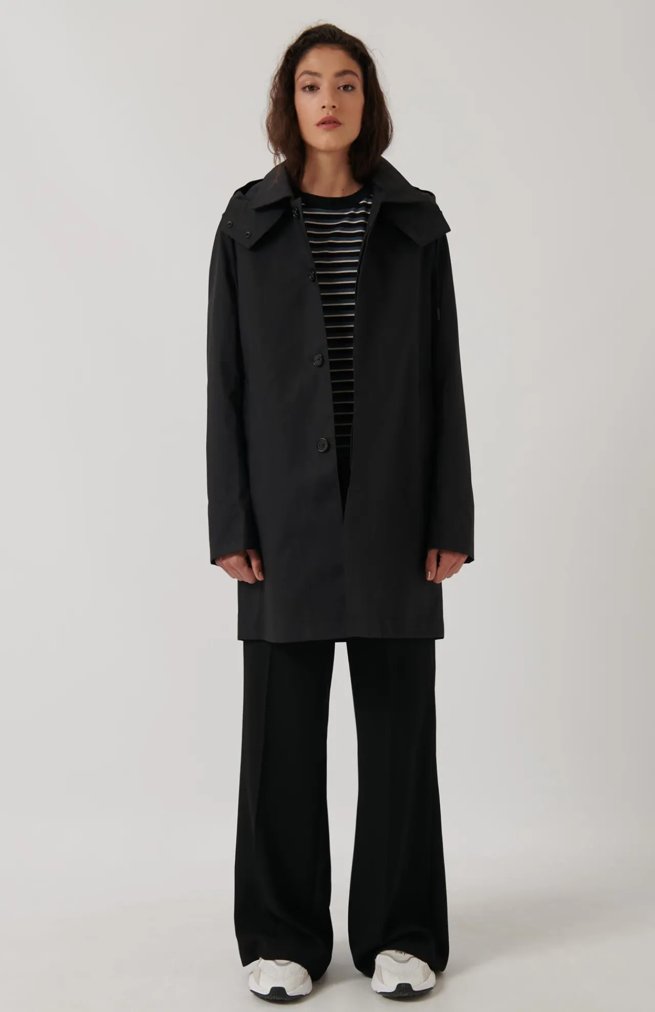 Loreak Mendian Gabardina Ura B-Mujer Chaquetas Y Gabardinas