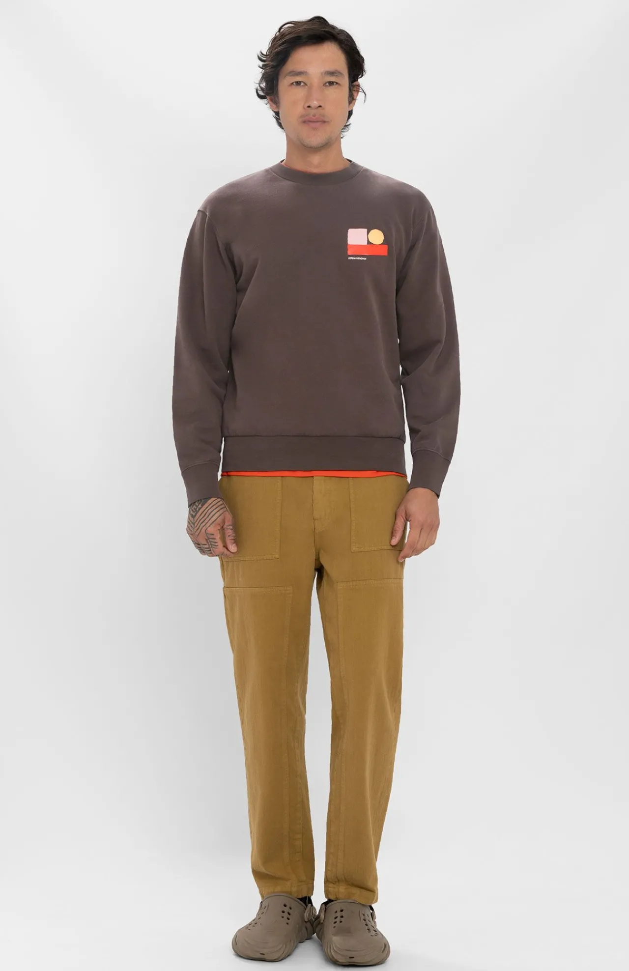 Loreak Mendian SUDADERA SW ENELZAPATO-Hombre Sudaderas